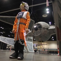 Life-sized TIE Interceptor at Star Wars Celebration V