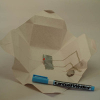 Electronic origami from Geek Dad