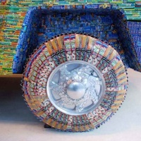 Hopes and dreams made out of real lottery tickets