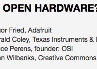 Open Hardware Summit schedule posted!