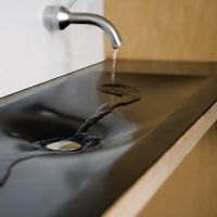 Sink from rubber