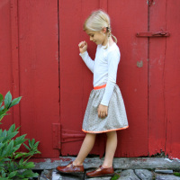 Neon Elastic Girl’s Skirt