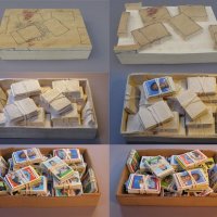 Carved Box of Baseball Cards