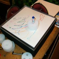 Sketching machine draws pictures using sound