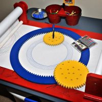 DIY spirograph machine