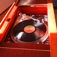 Console record player retrofit