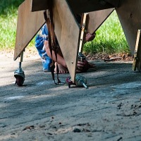 Make a wooden horse with your kids