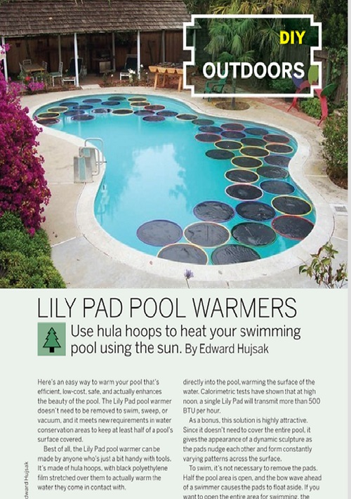 Weekend Project: Lily Pad Po   ol Warmers (PDF) | Make: