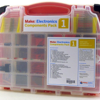 Back in stock! Make: Electronics Components Pack 1