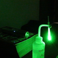 Laser + drop of water = microbial movie theatre