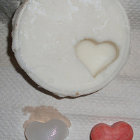 Heart mold from homebrew silicone