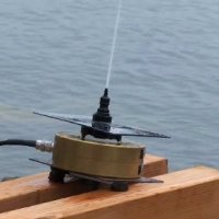 An antenna made from sea water