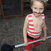 How-To: Vintage Strongman Kid’s Costume
