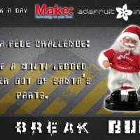 BBB #1: The Santa-pede challenge @ Hack a Day – MAKE is a sponsor and a judge!