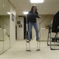 How-To: Use crutches as stilts