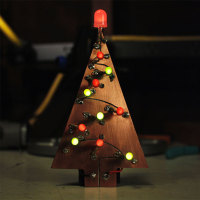 Make a custom circuit board holiday tree