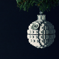 How-To:  Build a Lego Death Star ornament