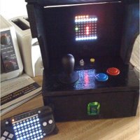 MeggyCade Jr, an arcade machine made from a Meggy Jr