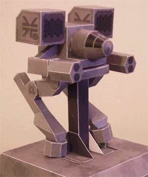 Maker Hobbies: Papercraft mech automaton