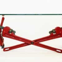 Pipe Wrench Coffee Table