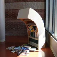 Sad bookshelf is sad…