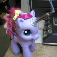 My Little Pony soldering unicorn