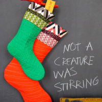 Denyse Schmidt’s All The Trimmings Stocking Pattern