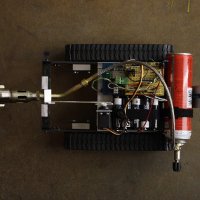 Flame-throwing robot draws on your lawn