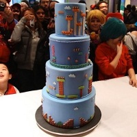 Super Mario level cake