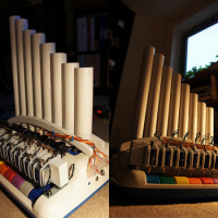 Solenoid xylophone