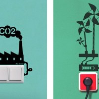 Wall decals serve as eco reminders