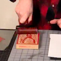 Make Your Own Cards: Woodblocks, Aluminum, and Light-words