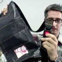 Make a Messenger Bag Out of Trash Bags!