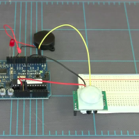 John Park in the Maker Shed: Arduino PIR Alarm