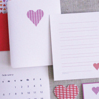 Valentine’s Day Printable Stationery Set