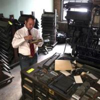 Boston vintage printshop equipment bonanza