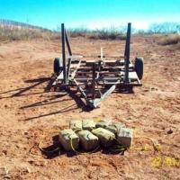 Smugglers caught with weed-flinging catapult