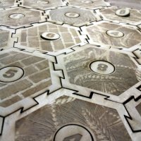 Laser-cut interlocking Settlers of Catan tiles