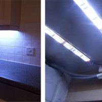 DIY under-cabinet LED lighting