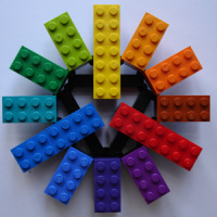 Double Lego rainbow!