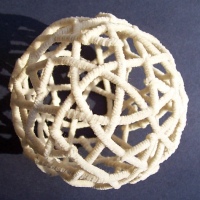 Math Monday: Spherical Weaving with Pipe Cleaners