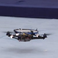 Quadrotor Drones Playing Catch