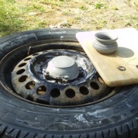 Car Tire Pottery Wheel