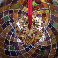 Math Monday: Stained Glass Polar Zonohedron