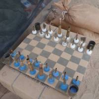 Marine’s Field-Improvised Chess Set From Afghanistan