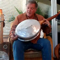 Roasting Pan Guitar Resonator