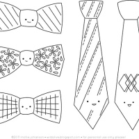 Ties Embroidery Patterns For Father’s Day