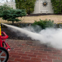 FireBot, an Extinguisher-Wielding Robot