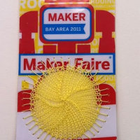 Sonya’s Knitting in a Maker Faire Badge