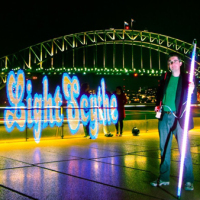 Light Scythe Makes Huge Light Paintings